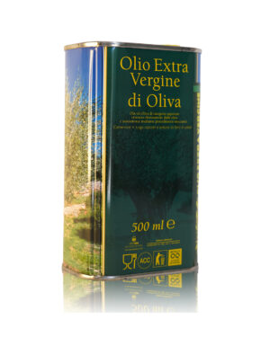 Olio Extra Vergine di Oliva Taggiasco in lattina da 500 ml